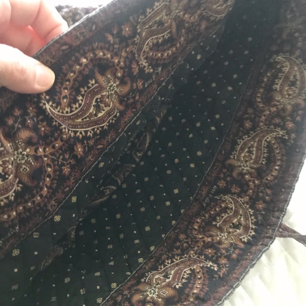 Vintage Vera Bradley Mocha Tote - Picture 6 of 8